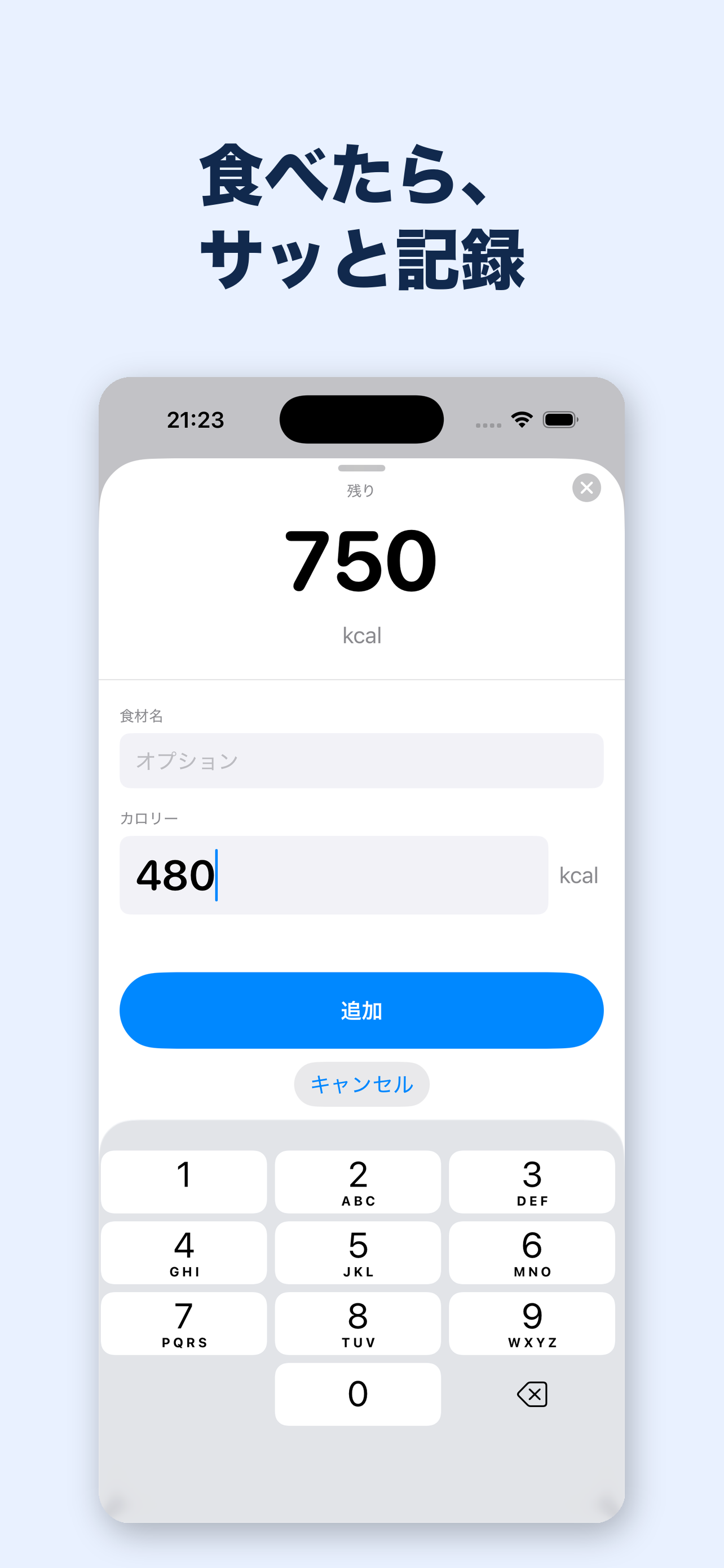 カロリーバンク screenshot 2