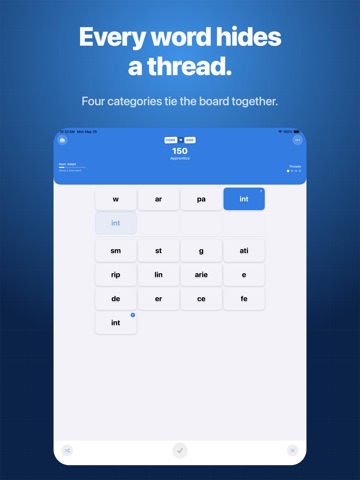 Foreword - Daily Word Puzzle iPad screenshot