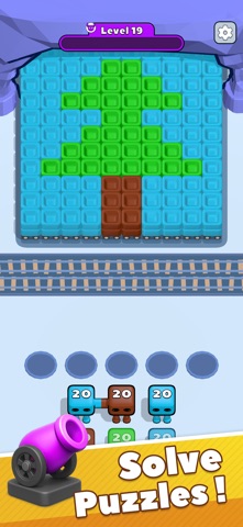 Color Blast 3D : TramCar iPhone screenshot