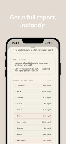 Vera - Bottled Water Quality Screenshot 4 of 5