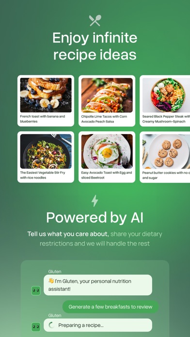 Gluten AI Screenshot