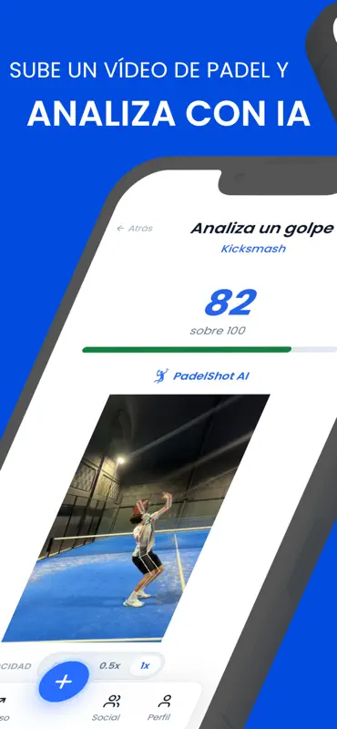 PadelShot AI - Coach de Padel screenshot 1 of 5