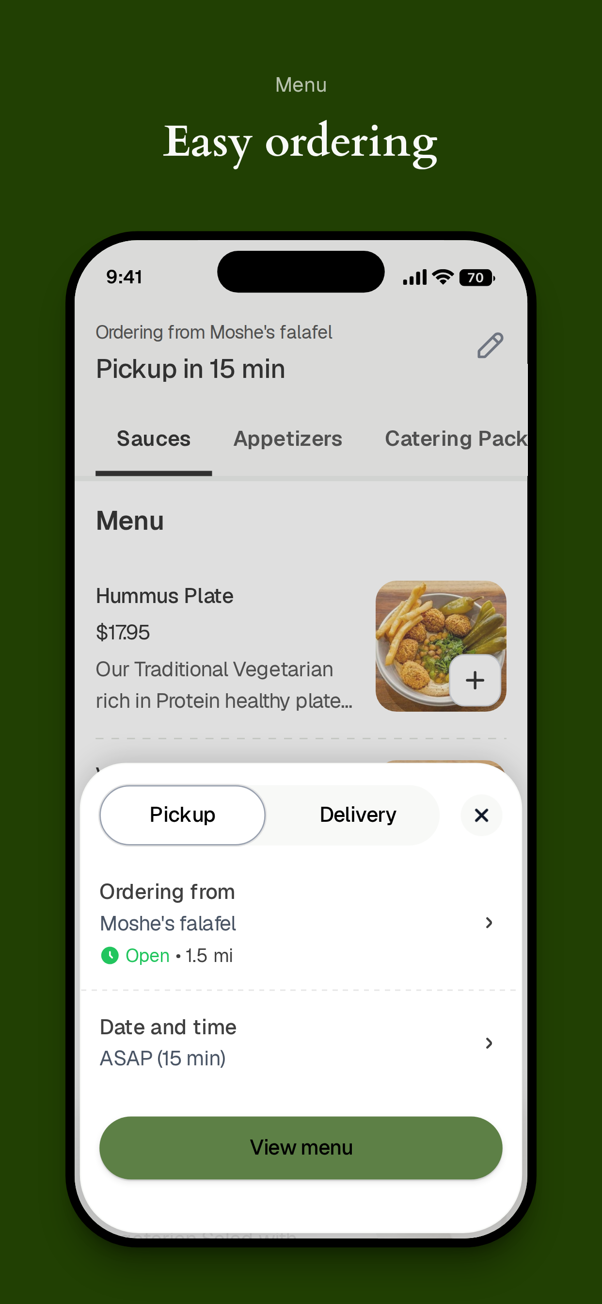 Moshe's falafel screenshot 3