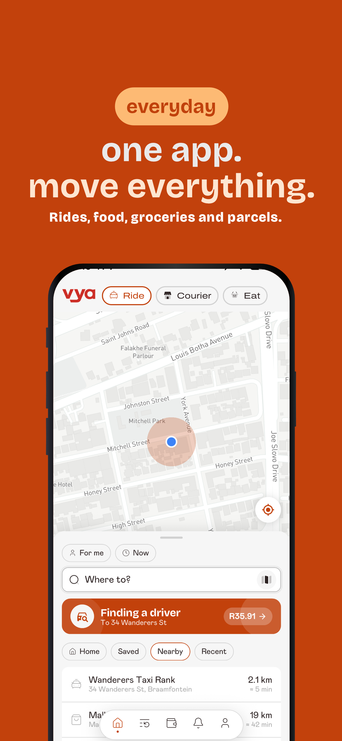 vya: rides and deliveries screenshot 2