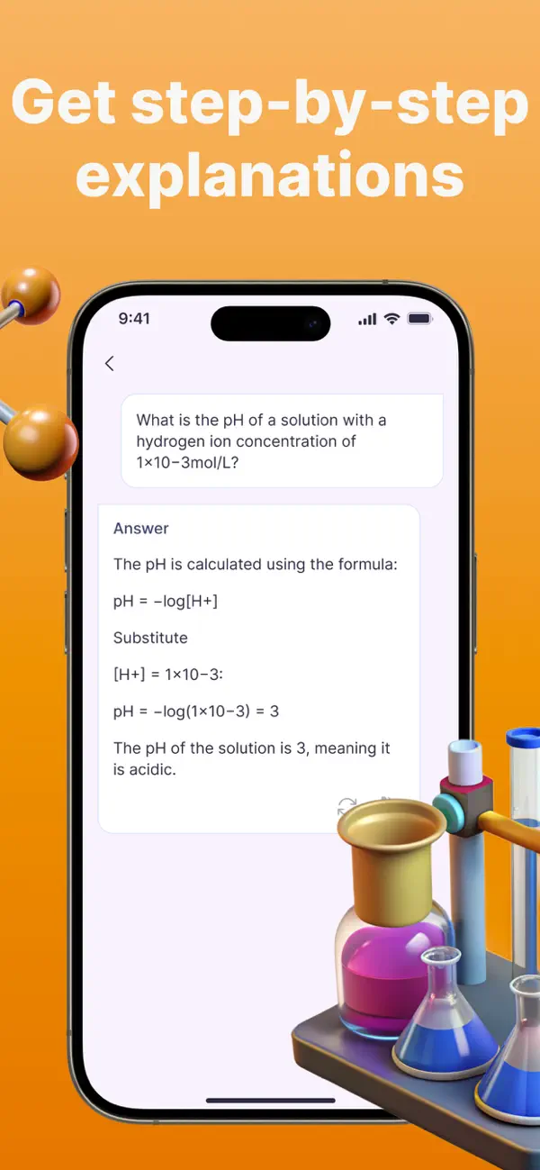Screenshot #2 pour AI Chemistry & Biology Solver