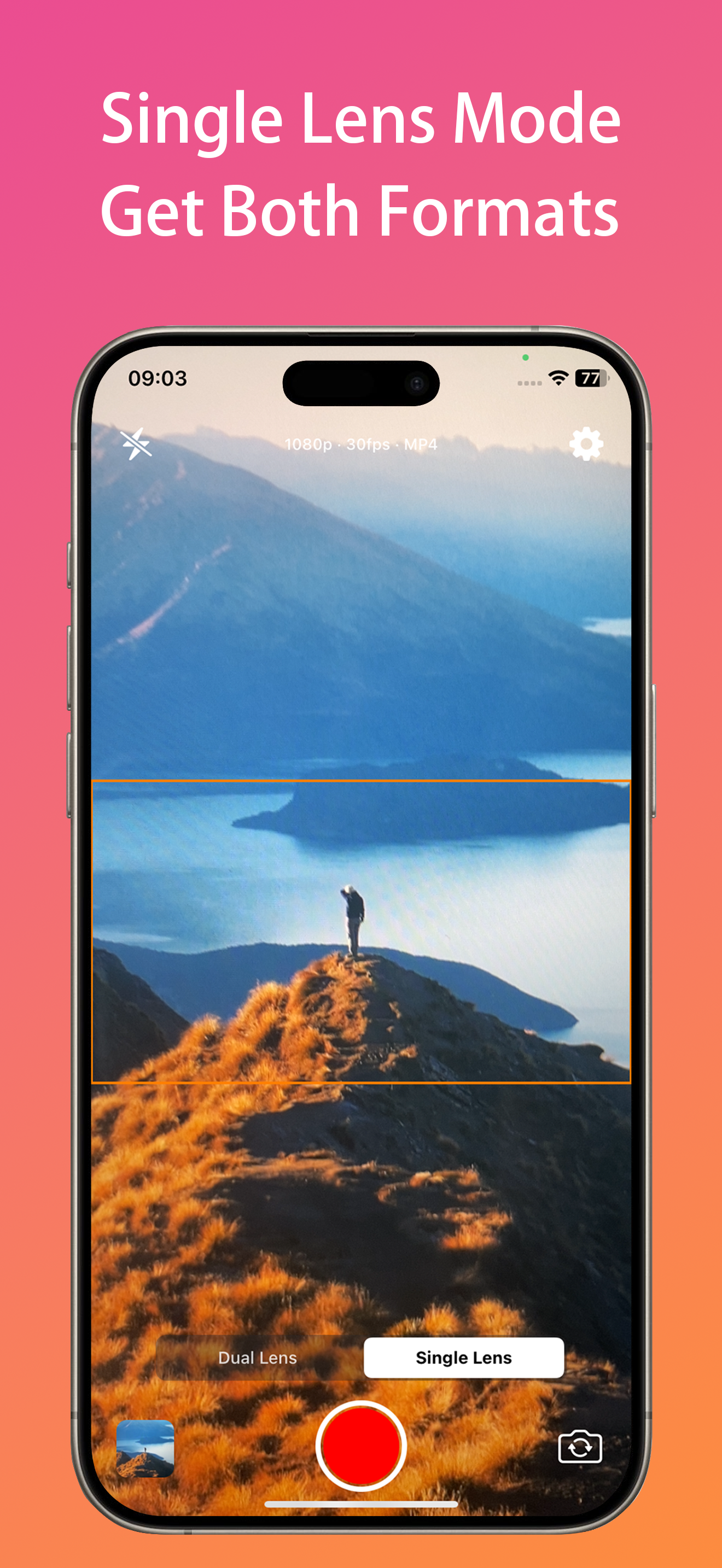Dual Cam Recorder Pro One Take screenshot 4
