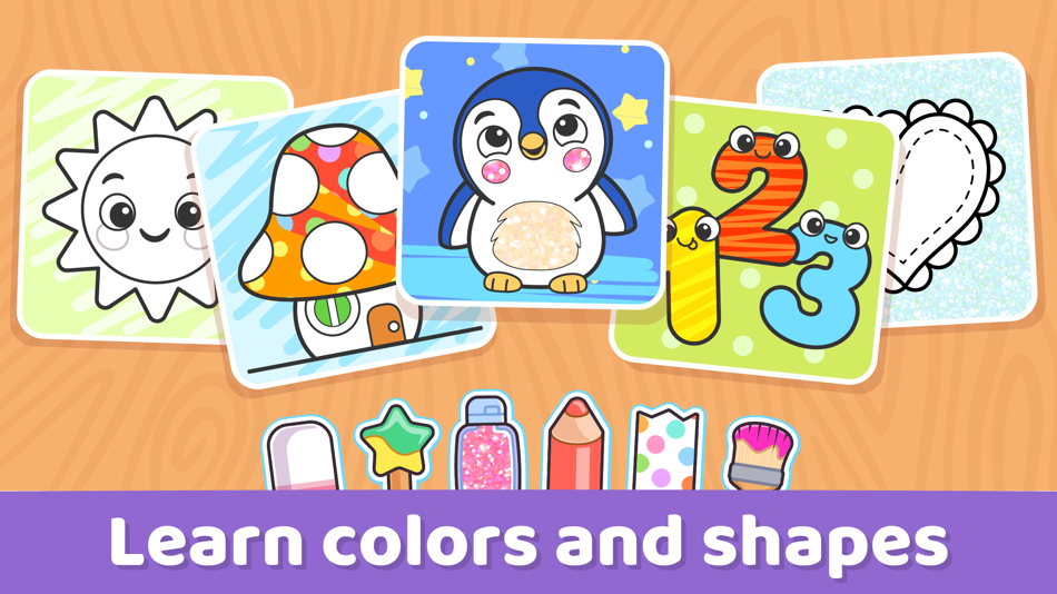#4. Coloring games for toddlers (iOS) 由: Mini Muffin d.o.o.