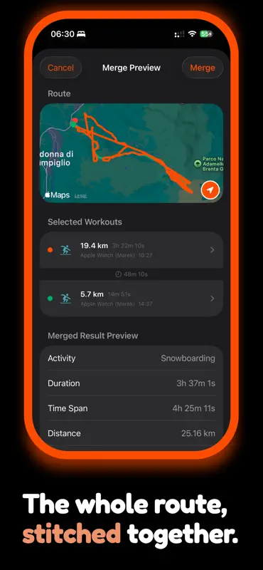 Fuse – Merge & Trim Workouts screenshot 2 of 6