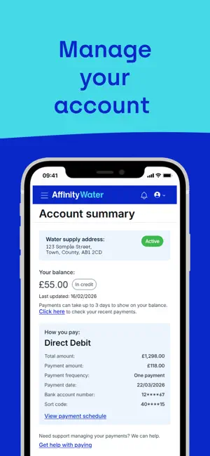 Affinity Water iPhone screenshot 1