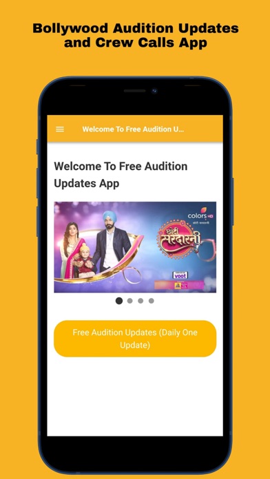 Screenshot #1 pour Bollywood Audition Updates