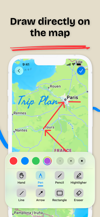 Drawing On Map Screenshot 1 of 3