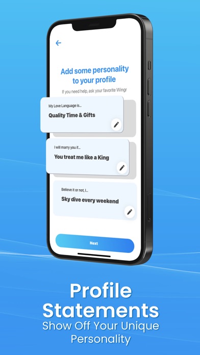 Wingr: The Social Dating App Screenshot