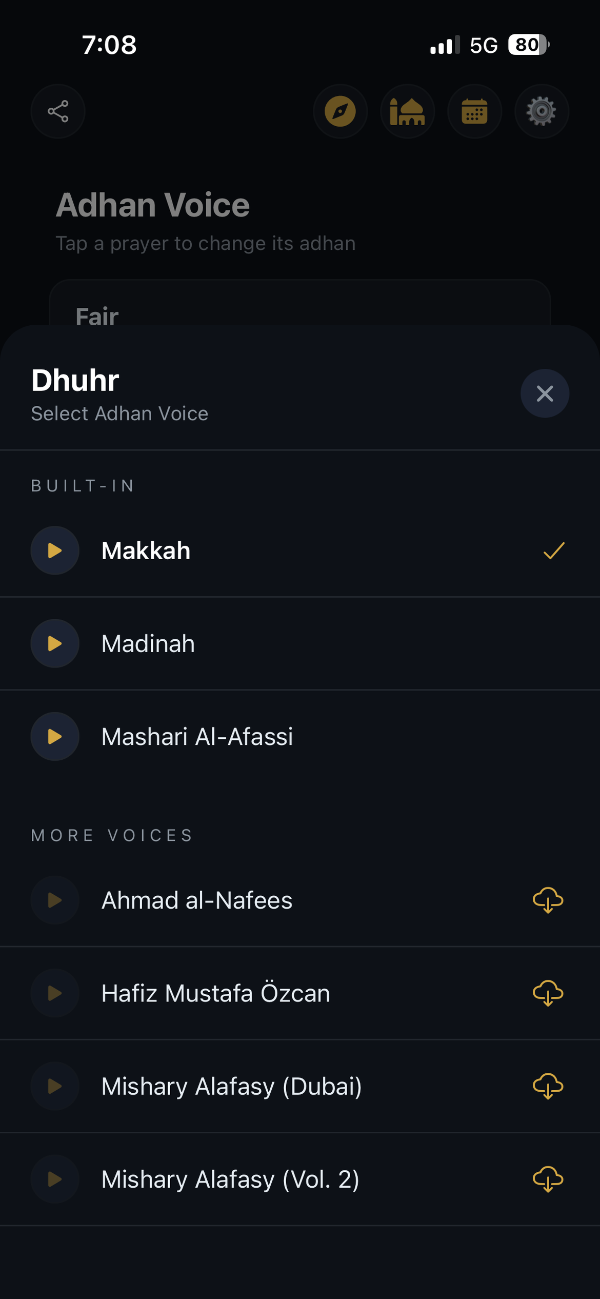 Adhaan: Muslim Prayer Call screenshot 2