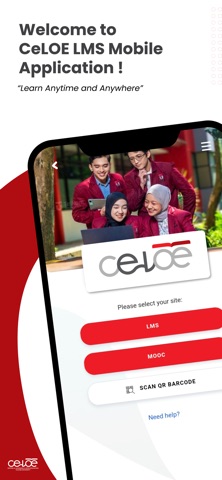CeLOE LMS Tel-U iPhone screenshot 1