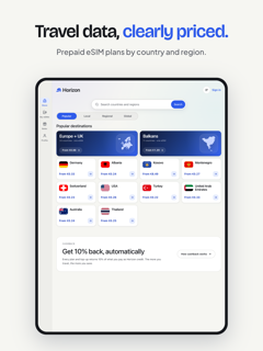Horizon eSIM: Travel Data screenshot 8