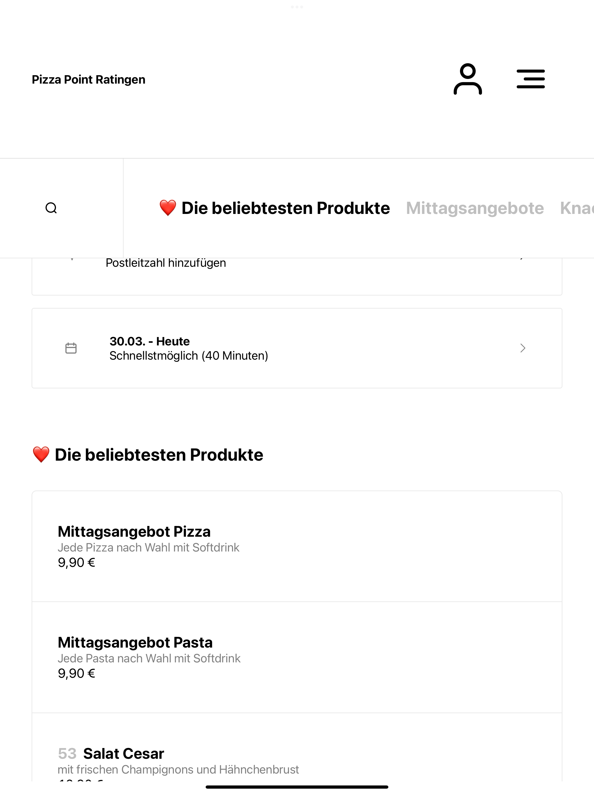 Pizza Point Ratingen