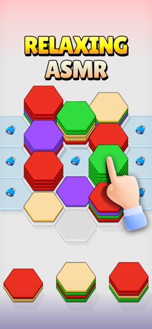 Sixagon Sort: 3D Hexagon Game Screenshot 3 of 5