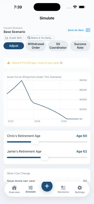 TwoRetire screenshot 2