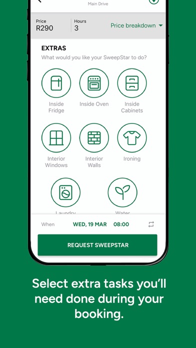 Sweepsouth iPhone screenshot 5 - Lifestyle app