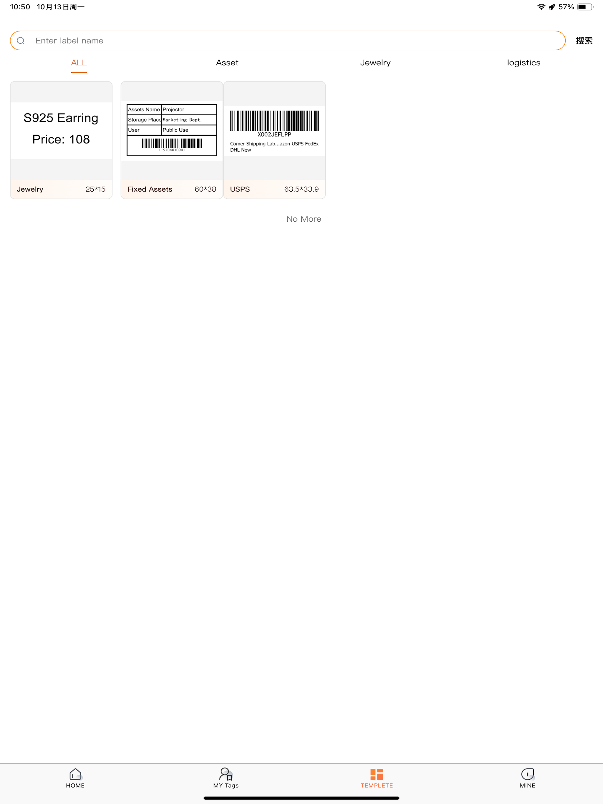Comer Label