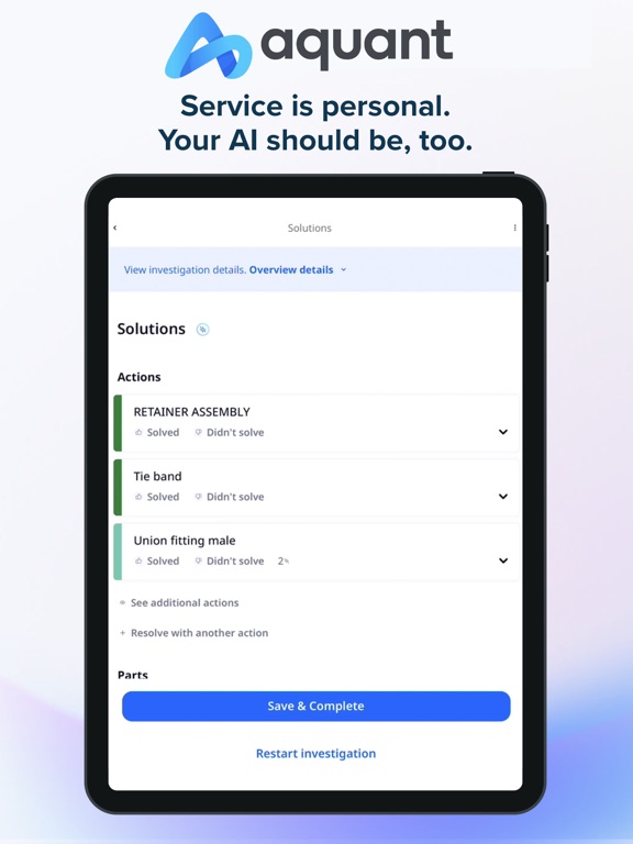 Screenshot #4 pour Aquant Service Co-Pilot