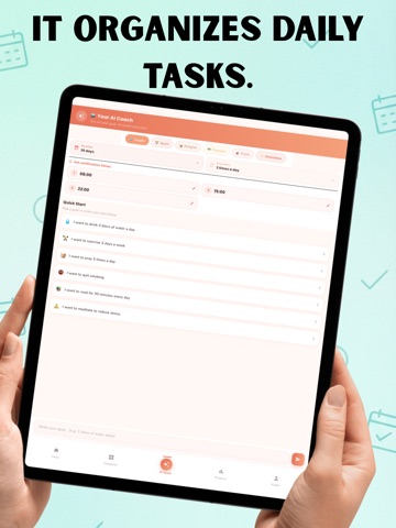 DayHero AI iPad screenshot