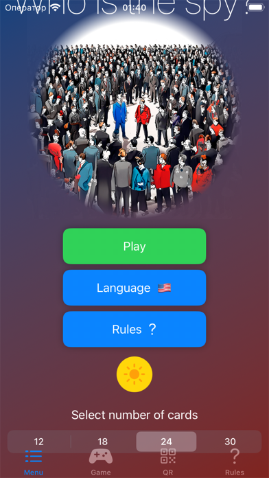 Spy codes - board game Screenshot
