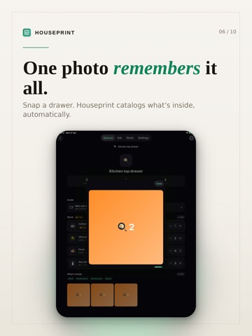 Houseprint iPad screenshot