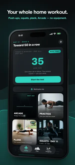 Upward: Push-Up Coach screenshot 1