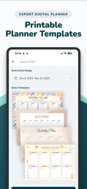 Weeklo: Weekly Planner & ToDo screenshot 2