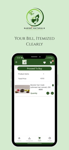SakshiNaturals iPhone screenshot