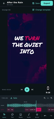 AI Lyric Video Maker screenshot 1
