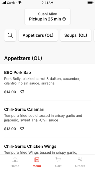 Sushi Alive iPhone screenshot 2 - Food & Drink app