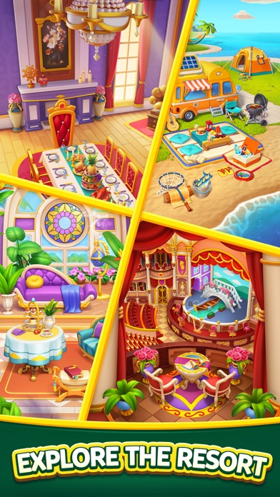 Seaside Resort: Match 3 Screenshot