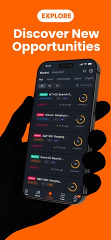 AI Trade Signals -Pocket Forex iPhone screenshot