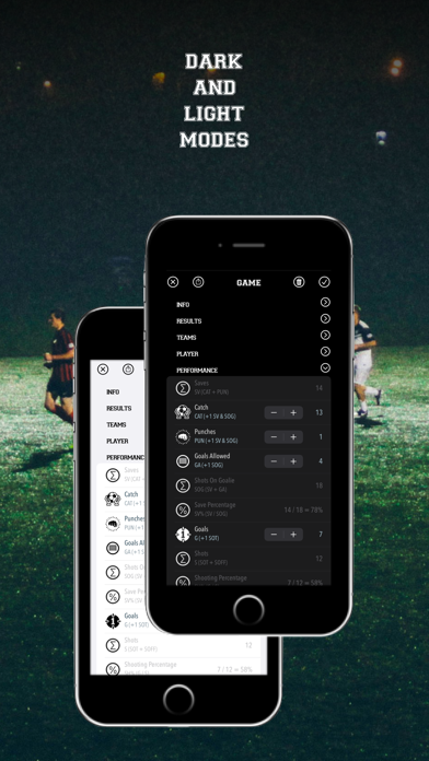 Soccer Simple Stats Tracker iPhone screenshot 8 - Sports app