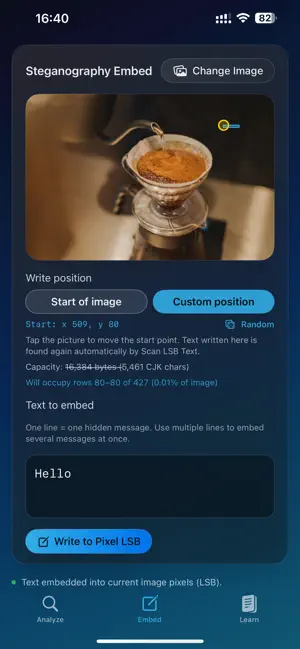 StegInsight screenshot 1