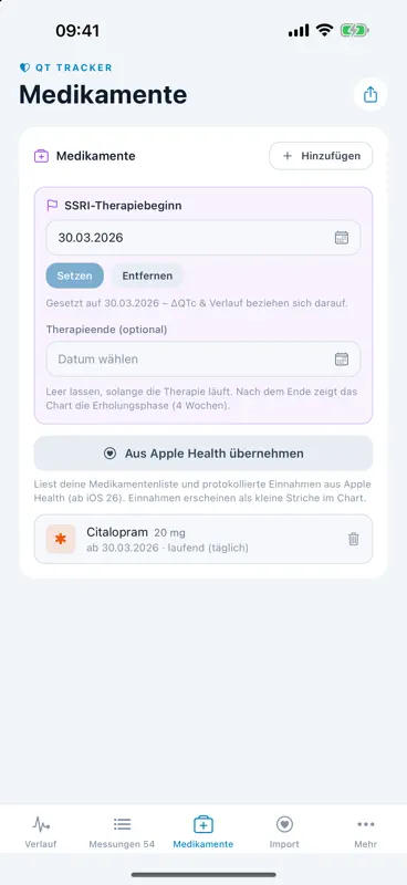 SSRI QT Tracker screenshot 5 of 6