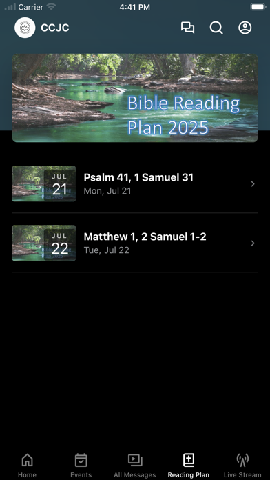 Calvary Chapel Johnson County iPhone screenshot 4 - Education app