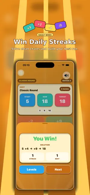 Number Chain Math Puzzle screenshot 3