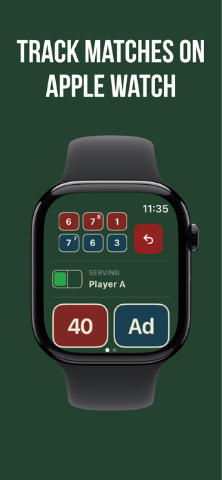Tennis Score App Screenshot 2 of 4