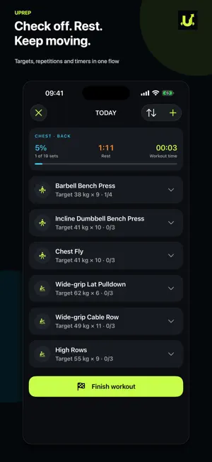 UpRep: Gym Workout Tracker screenshot 2