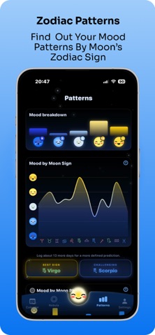 LunarLog: Moon & Mood Tracker Screenshot 3 of 7
