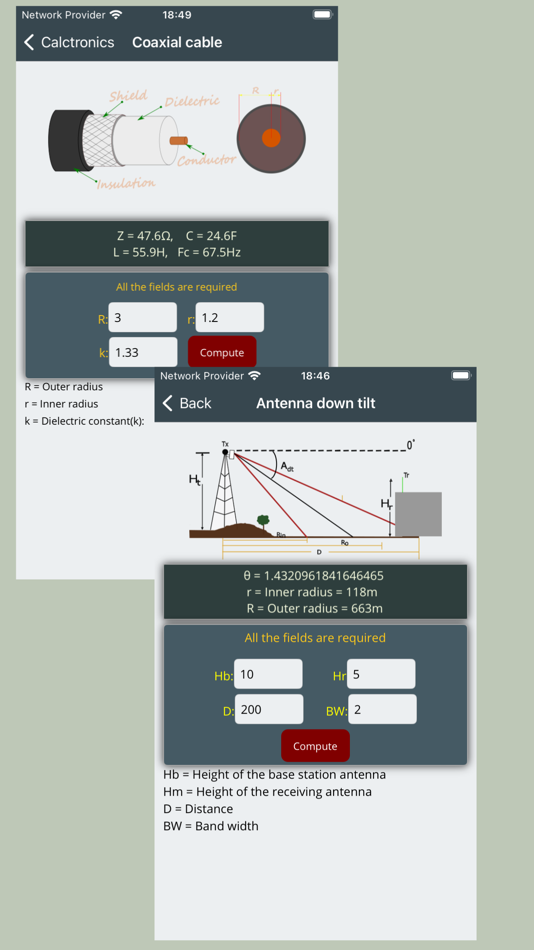 #8. Electrocalc: electronics tools (iOS) By: Anas Abubakar