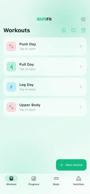 ShiftFit Workout screenshot 4