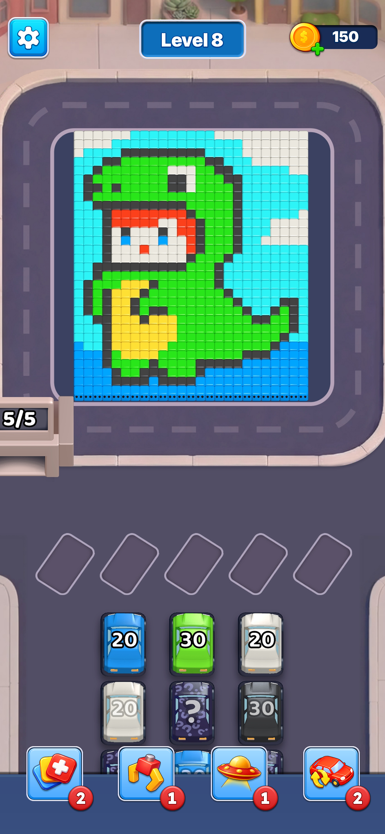 Traffic Pixel Art: Color Logic screenshot 6