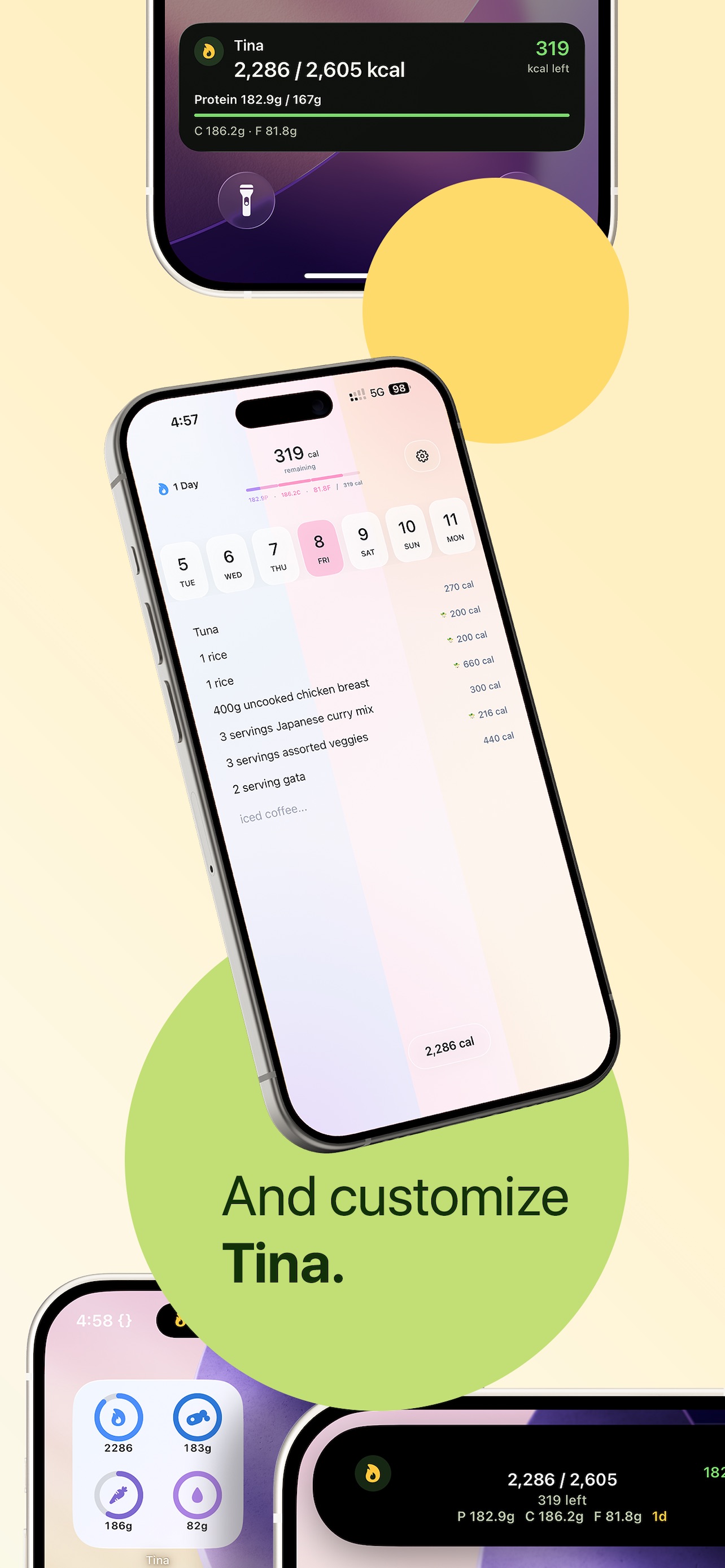 Tina - Calorie Tracker screenshot 5