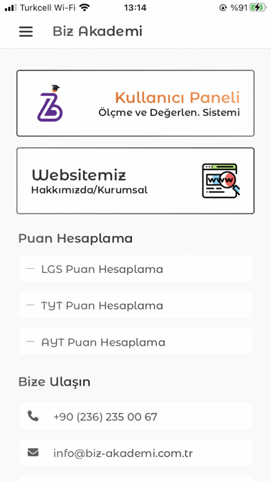 Biz Akademi Screenshot