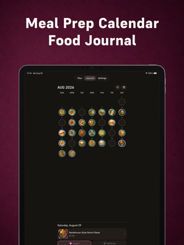 Repast: Meal Planner & Recipes iPad screenshot