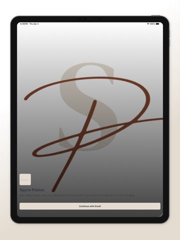 Spyce Pilates iPad screenshot